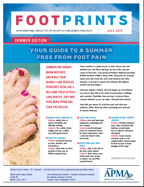 Guide to a Summer Free From Foot Pain